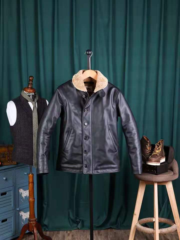 罗蒙复古机车皮衣,想玩机车入门款