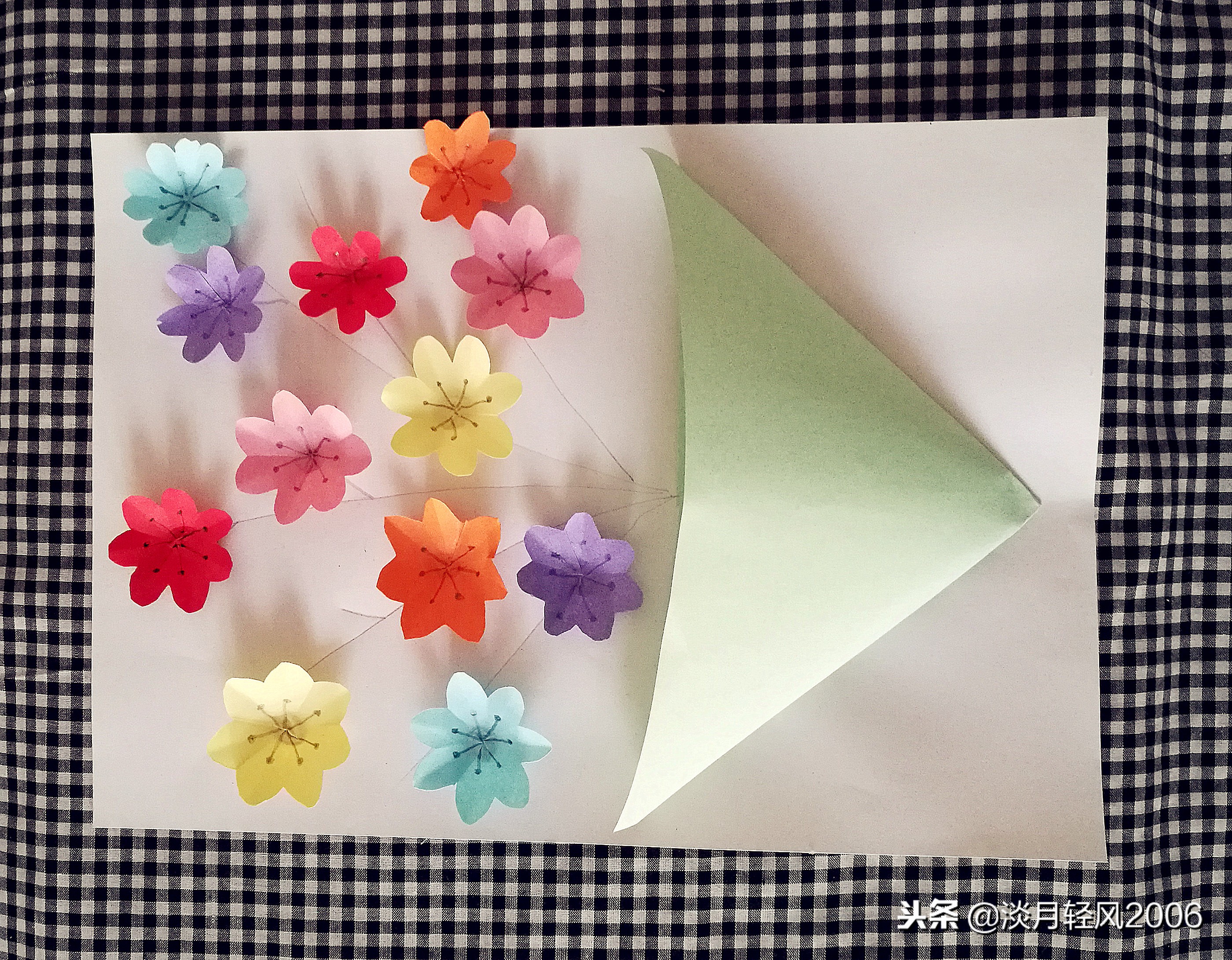 儿童手工立体贴画制作贺卡,儿童卡纸手工制作贴画