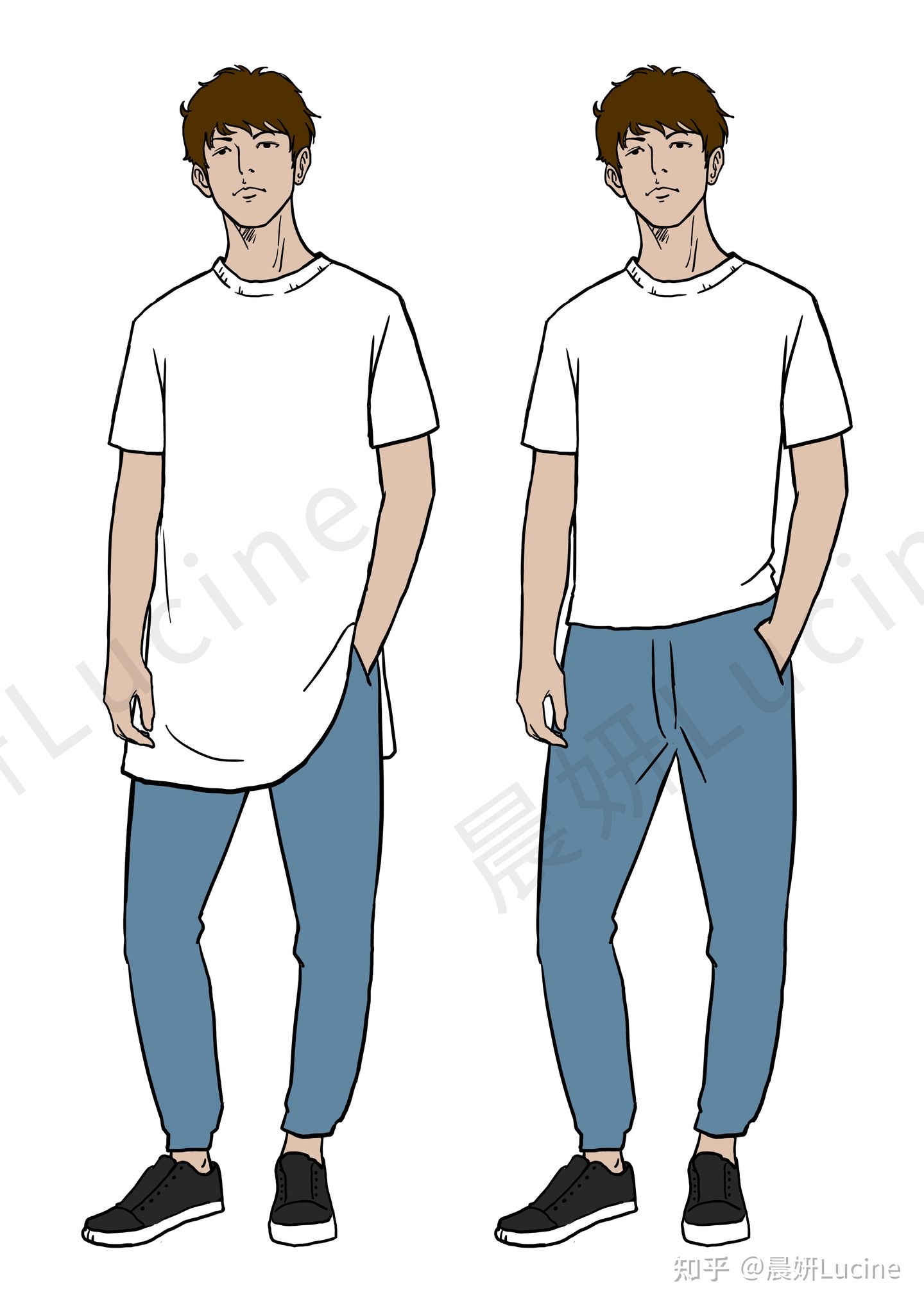 身材矮的男生怎么穿搭显高,又矮又黑男生穿搭