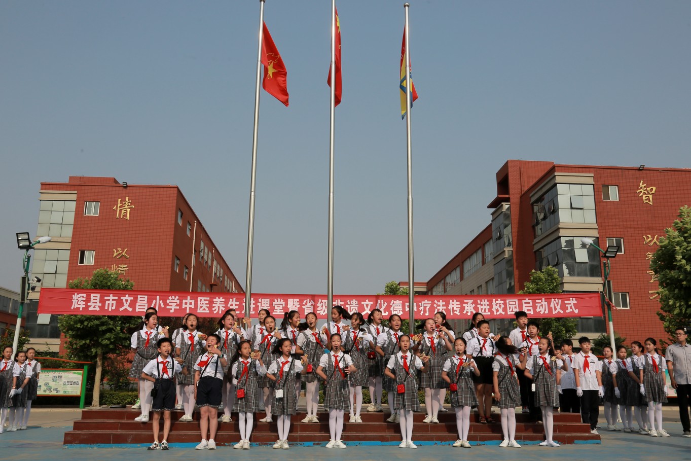 感受穴位神奇、播种中医本草，辉县这个学校的儿童节充满“药香味”