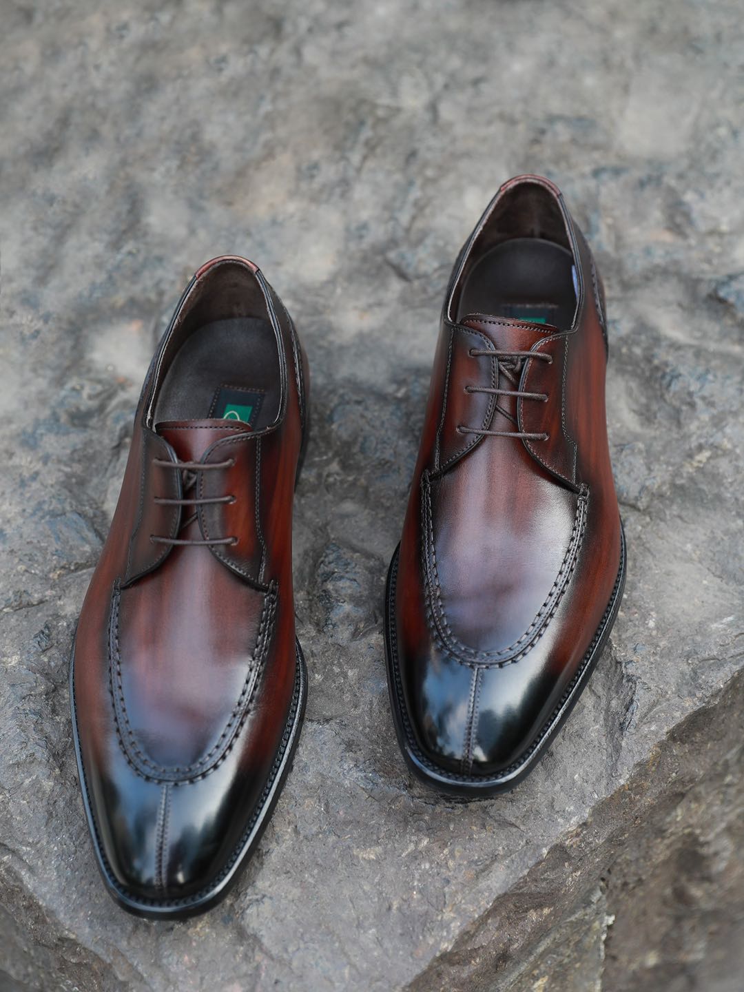 宾度袋鼠皮鞋,宾度男鞋布洛克皮鞋