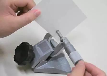 千分尺怎么测量纸张克重,量纸张厚度的千分尺怎么用