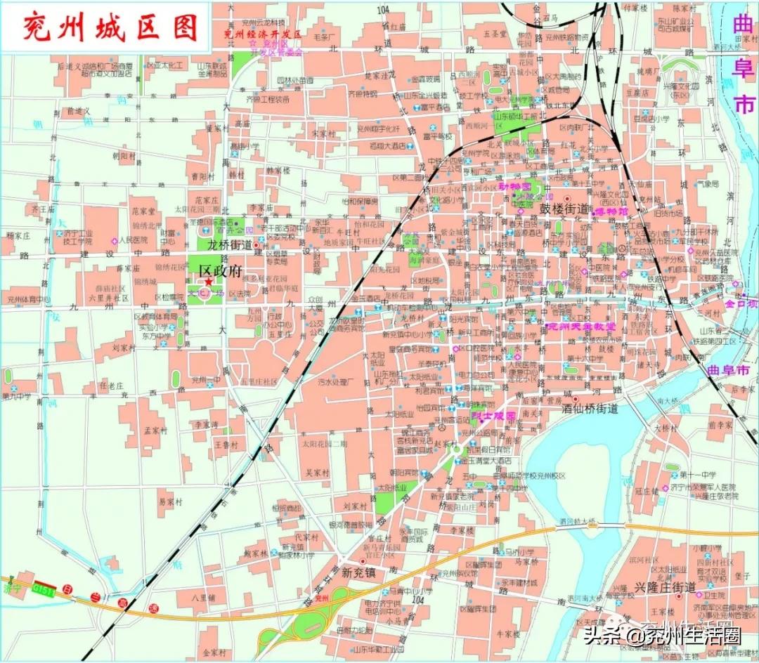 兖州西城区龙桥街道规划,兖州区发展前景