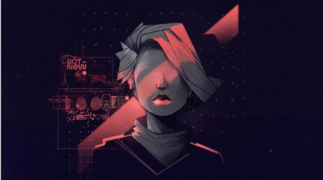 画面冲击感强烈的插画,这种手绘插画是用什么笔画的