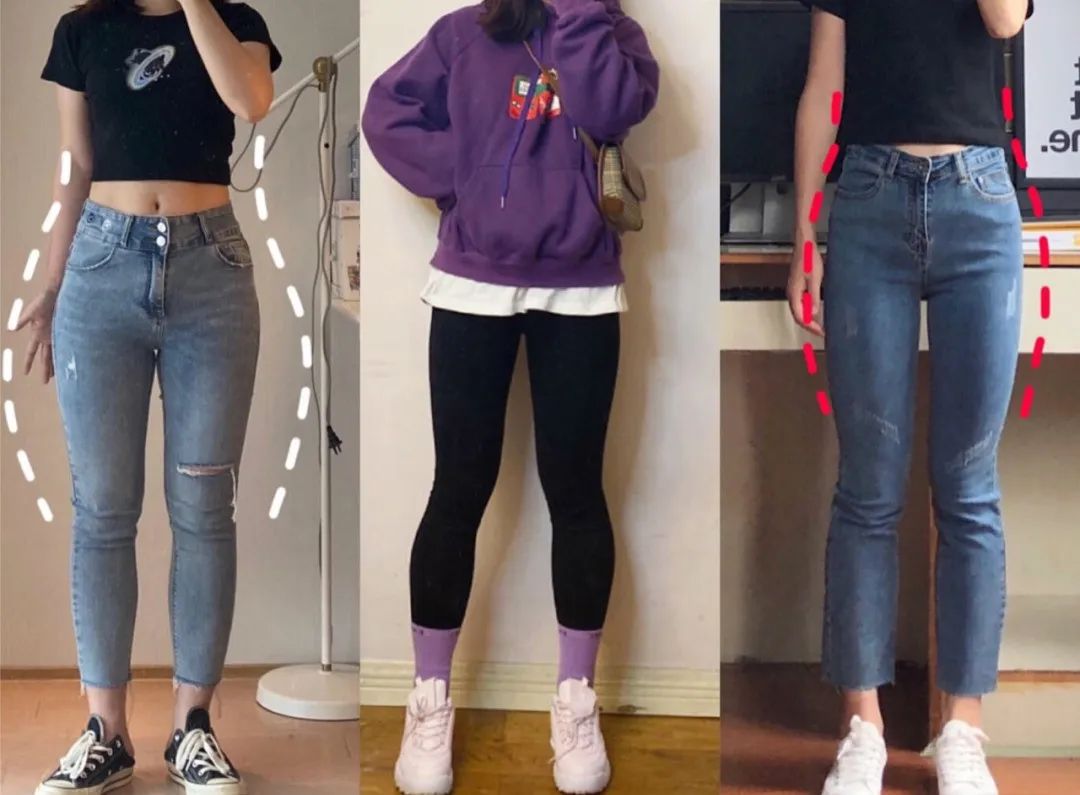 什么腿型可以显高,黑裤子显瘦还是白裤子显瘦