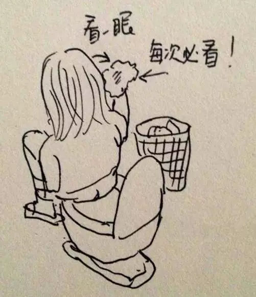 孕妈手绘图,孕妇正在孕吐怎么画简单漂亮