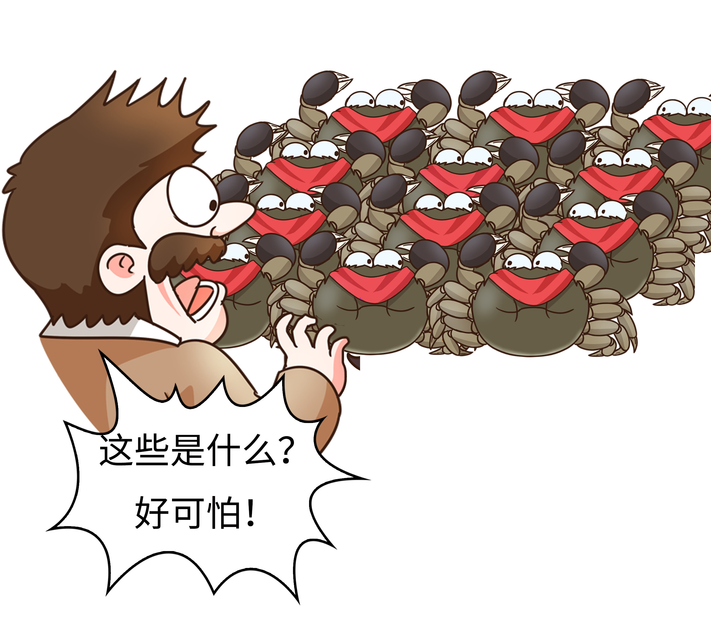 大闸蟹再成美国通缉犯，为啥美国人对大闸蟹束手无策（菲李漫画）