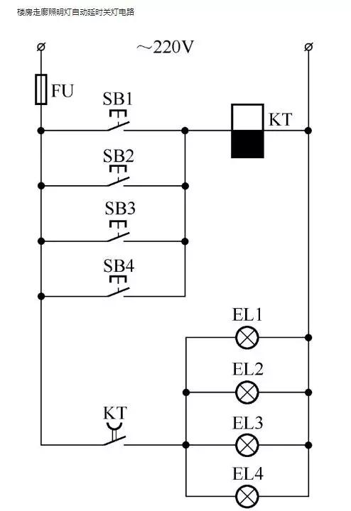声控及三个开关控制一盏灯怎么连接线路？30种常见照明控制原理图