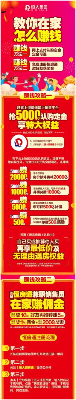 OMG买它!恒大“敢为天下先”全面实施“网上购房”