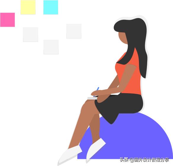 扁平矢量插画教程,矢量扁平插画怎么画