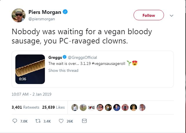 英国素食香肠卷引发的口水战：素食到底是更健康还是更垃圾？