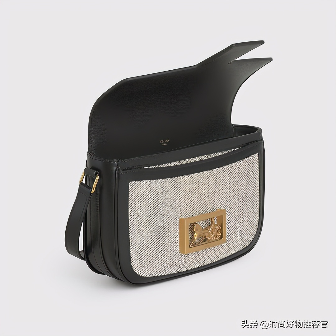 celine标志印花横款手袋,celine新款牛皮革手袋