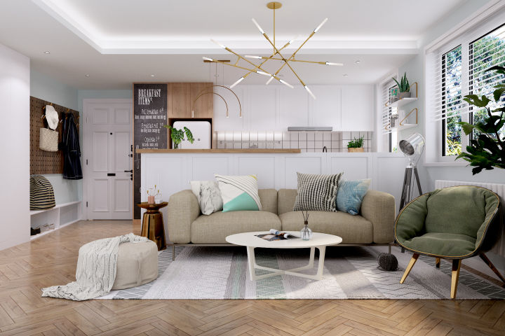 一字型厨房怎么设计高低台,厨房橱柜高低台设计效果图