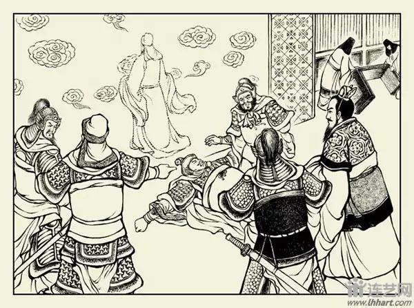 三国演义玉泉山显圣,三国演义连环画珍藏版上下两册