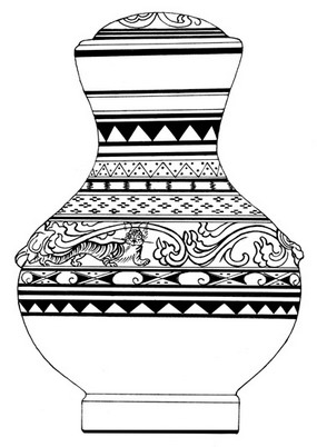 国宝品鉴,战国印纹硬陶壶