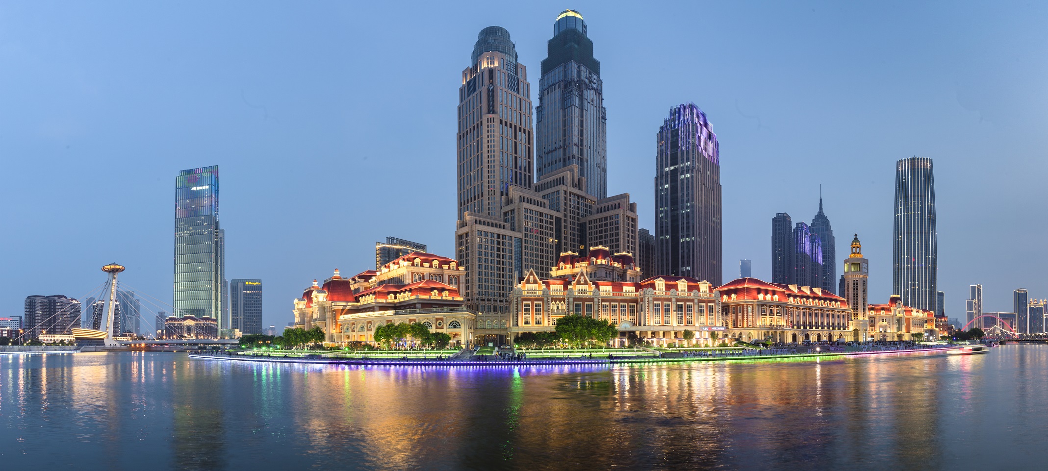 天津必打卡的地方夜景,天津夜游必去景点