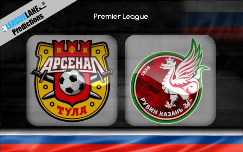 俄超喀山鲁宾vs苏维杜夫,俄超图拉兵工厂对阵喀山鲁宾