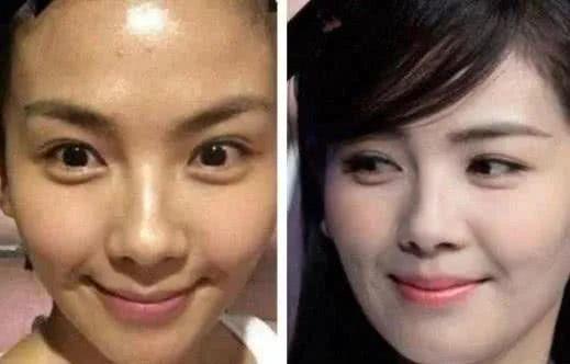 长期化妆和长期素颜的区别,明星化妆前后对比区别大
