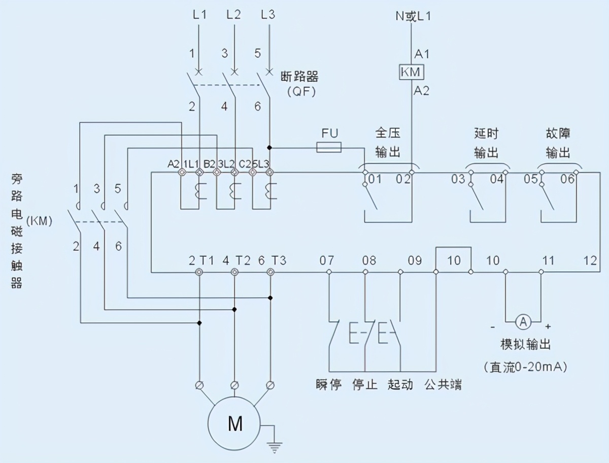 电工零基础学习电机控制,电工电机控制线路接线大全