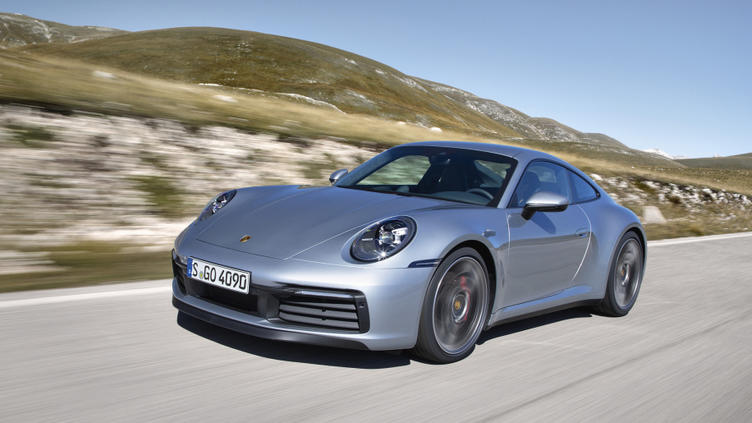 保时捷跑车最新款992,全新一代保时捷911谍照992