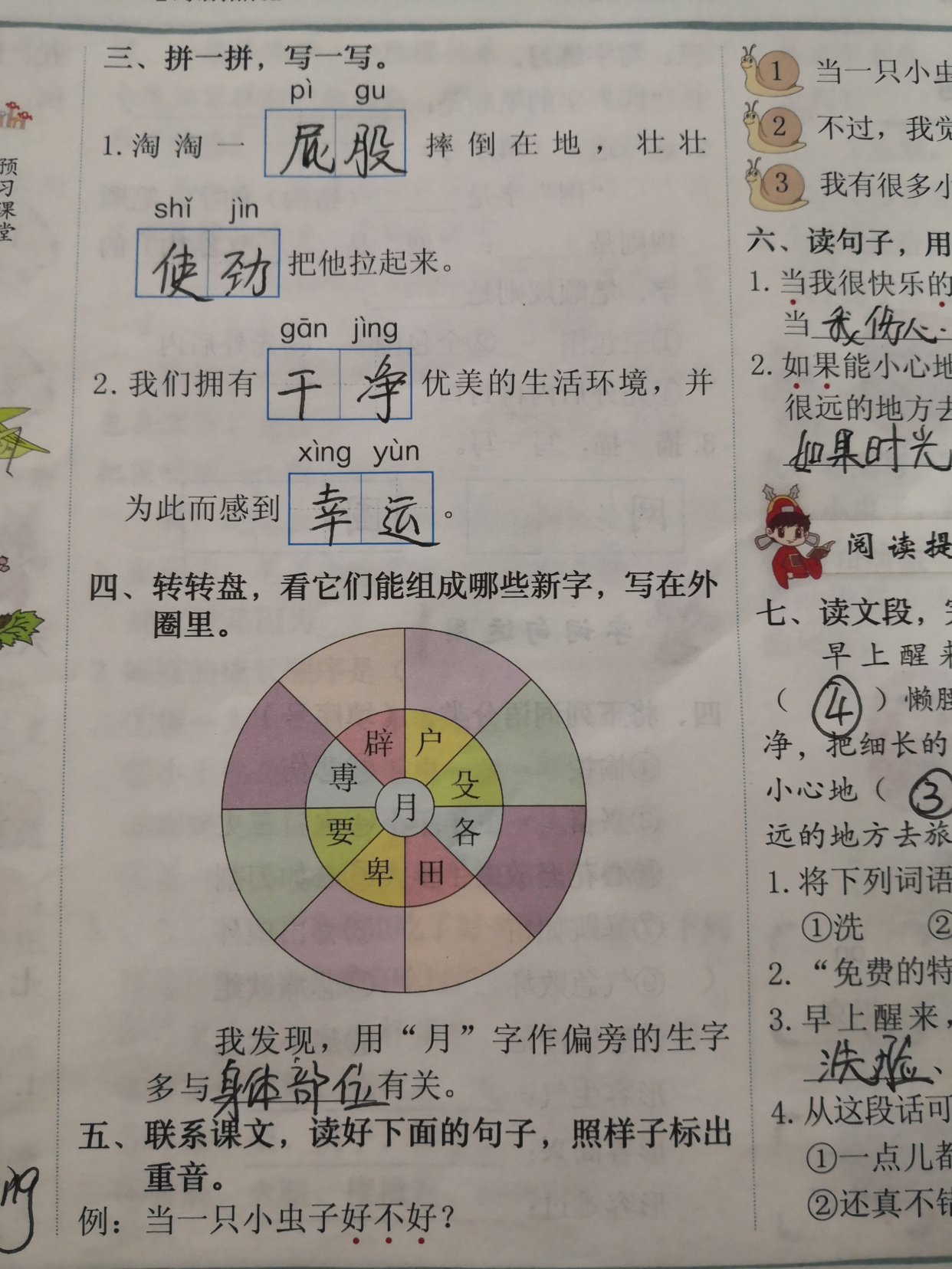 二年级11课我是一只小虫子讲解,二年级下册我是一只小虫子指什么