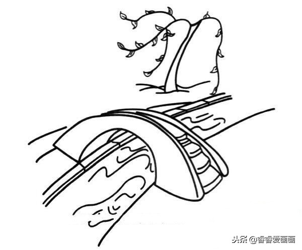 儿童公园简笔画彩色场景风景人物,幼儿风景简笔画大全最简单漂亮