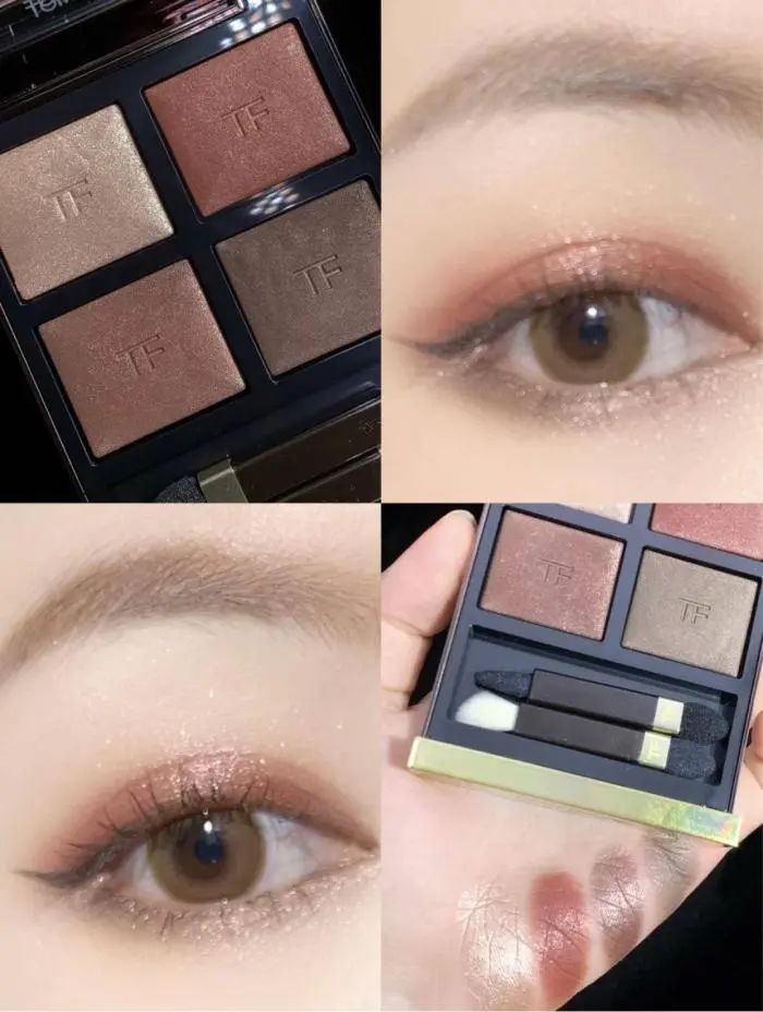 化妆初学者眼影单眼皮大地色,化妆初学者眼影推荐带刷子