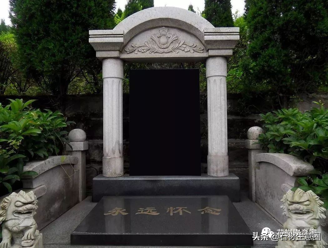 墓碑石材产地及价格,100种墓碑图片