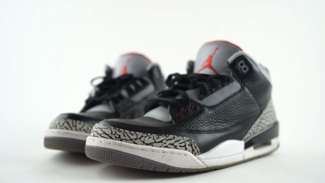 藤原浩都偏爱!AirJordan3“黑水泥”,爆穿5年后是什么样?