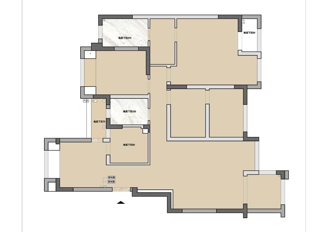 一家三口2室2厅装修,一家三口温馨100平小房子