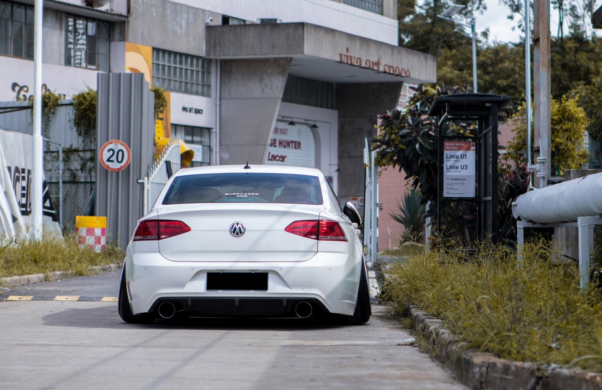 大众凌渡不仅可以很辣,改装后还可以变得又白又胖