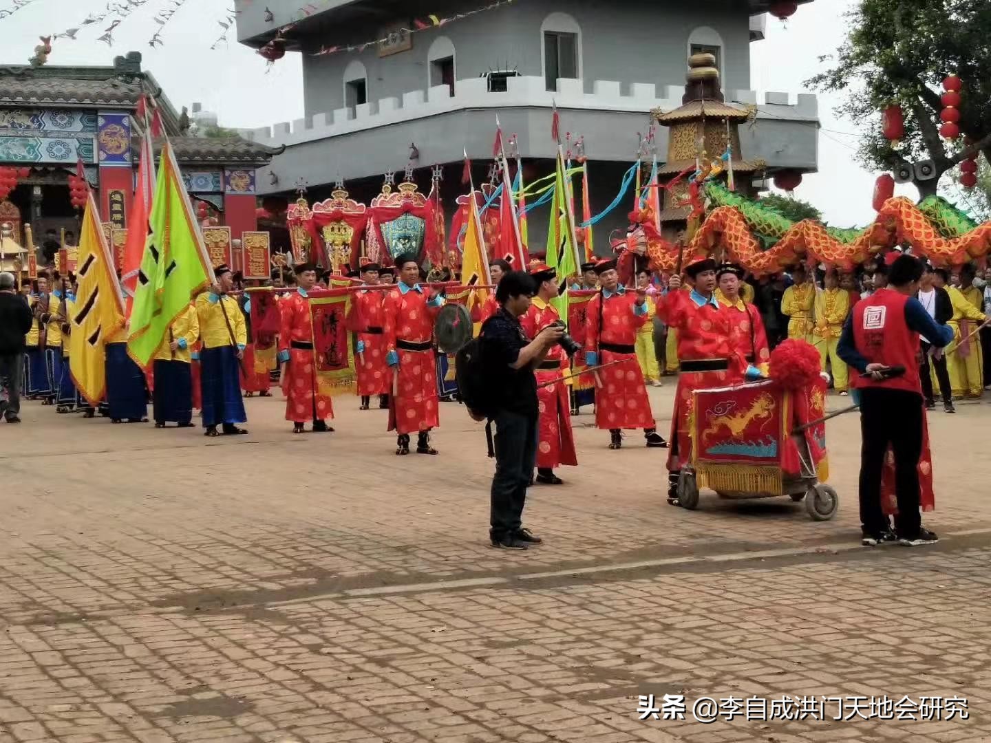 湛江太平镇通明港村“龙门阵”，是反洪门清复明的真实写照