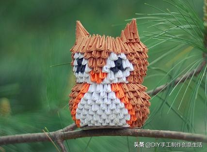 三角插折纸苹果叶子的教程图片,折纸从双三角开始