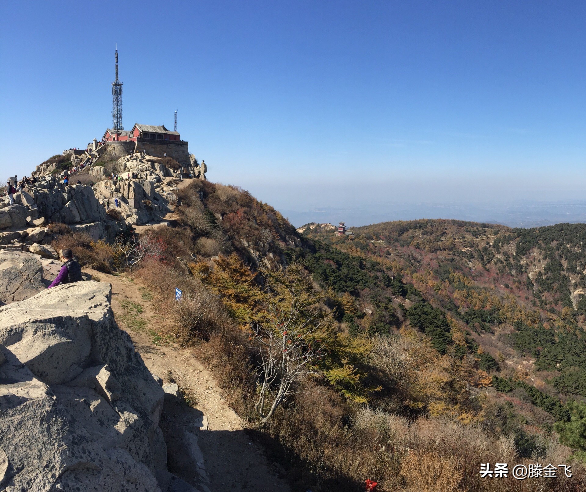 泰山之巅玉皇顶图片,泰山之巅玉皇顶五岳独尊