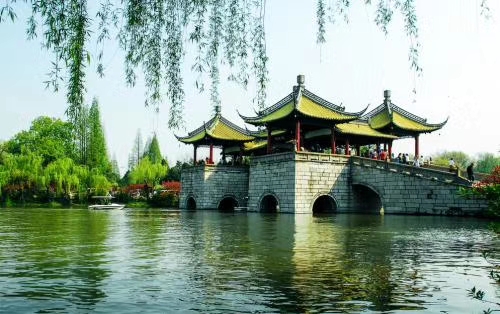 格律诗原创七绝新韵,七律游扬州瘦西湖新韵注解