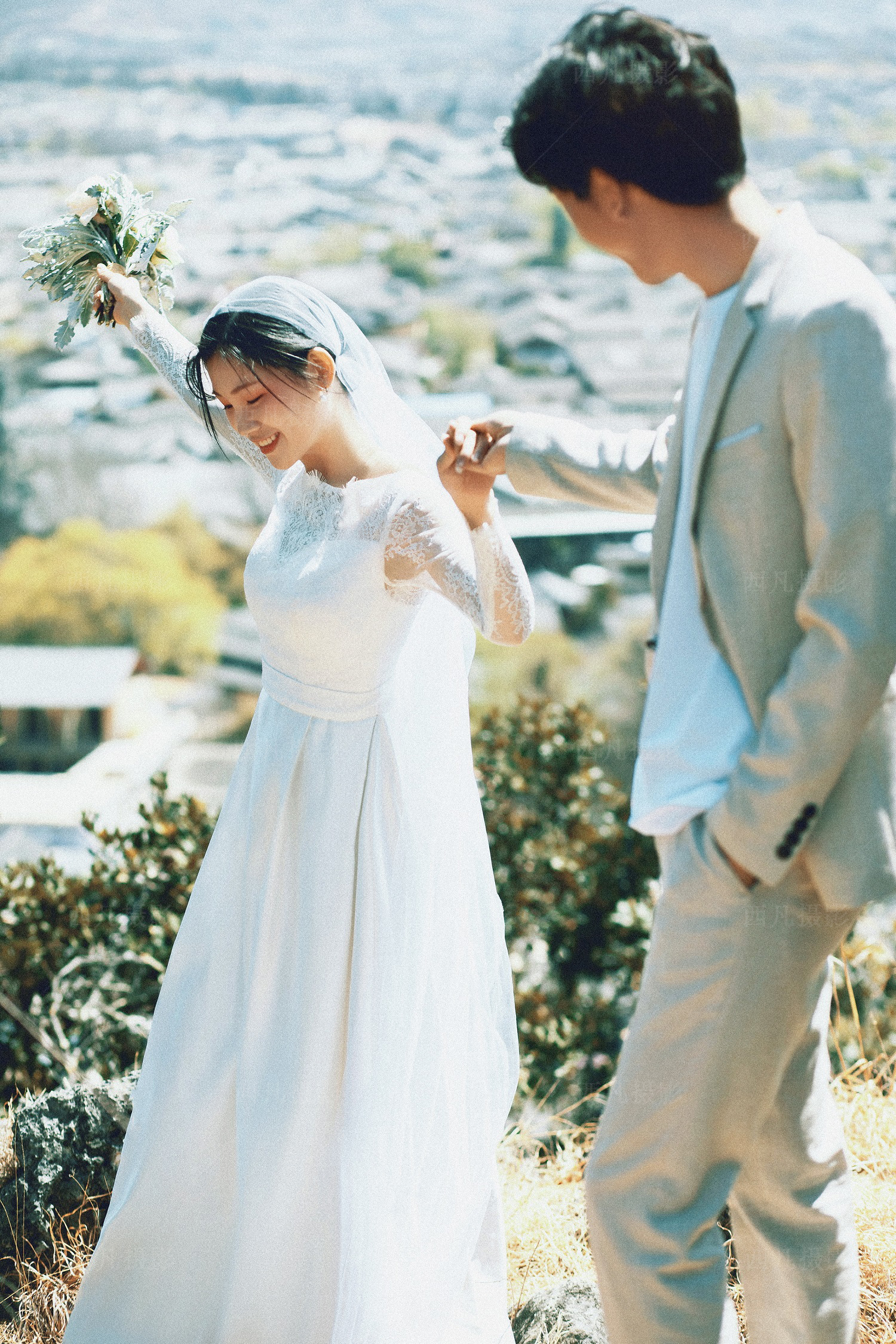 不同体型选婚纱的技巧和方法,肤色婚纱和发黄婚纱