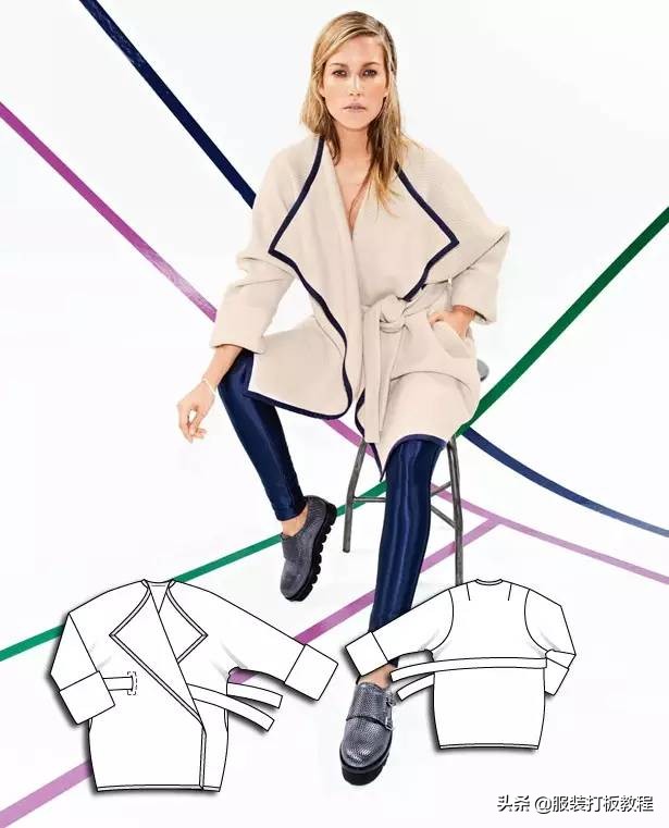 时装设计图手绘教程,服装制版图案大全