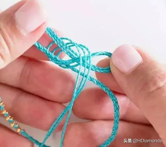 10颗转运珠手绳编法,2021转运珠手绳编法