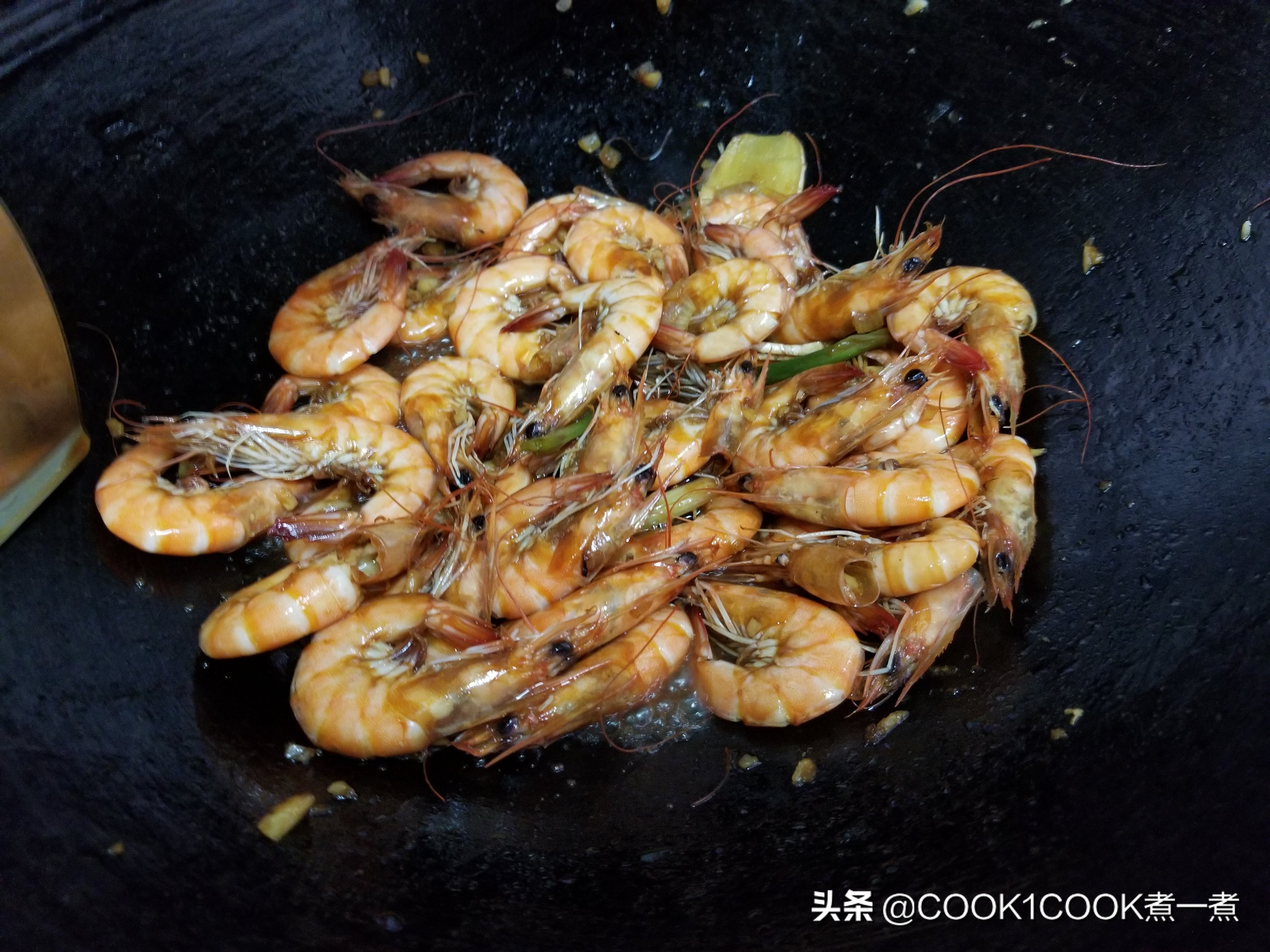 一斤一只的虾家常做法,虾这样做特别好吃私藏美食大分享