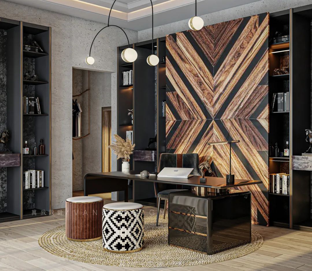 董事长办公室落地窗装修效果图,5000平方董事长办公室装修