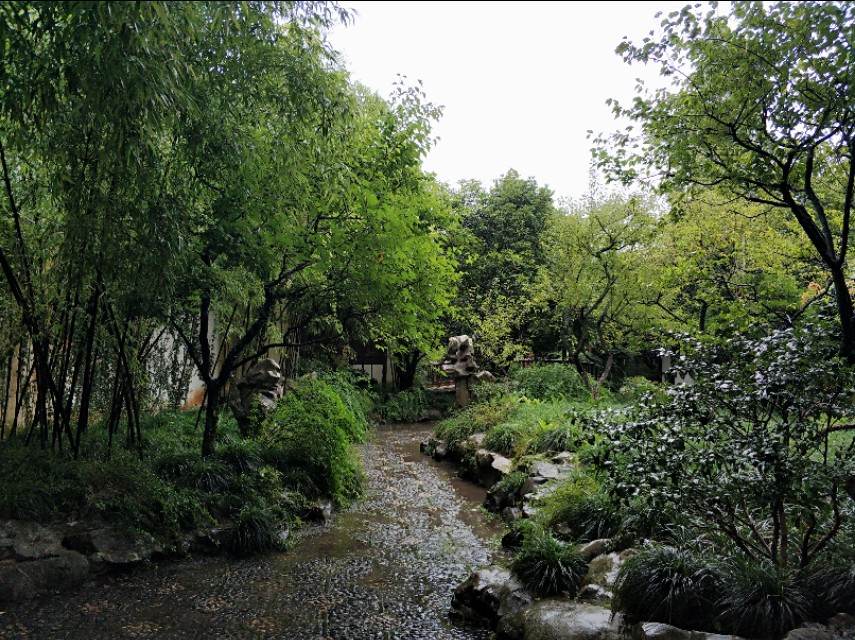 杭州西湖景点郭庄视频,杭州郭庄园林