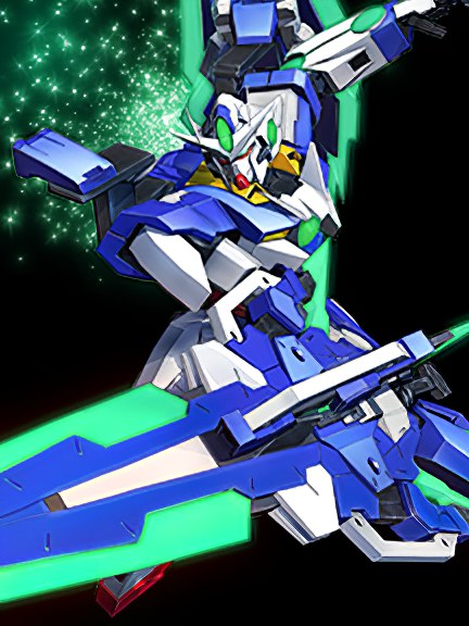 全刃型00式量子高达和普通款区别,量子型00高达全刃式特别涂装版