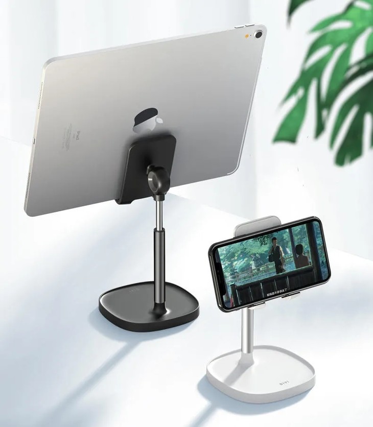 平视不低头平板支架,懒人手机支架360可旋转落地