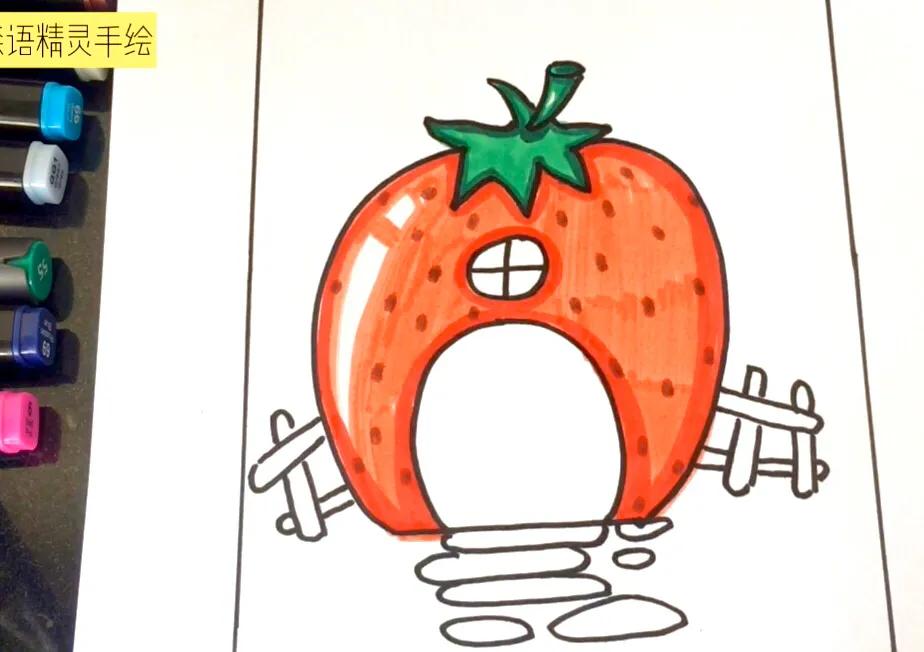 小舞和唐三用马克笔怎么画简笔画,初学画儿童简单的简笔画