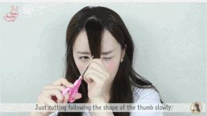 头发贴头皮怎样不烫碎盖,头发总是很贴不蓬松用什么发型