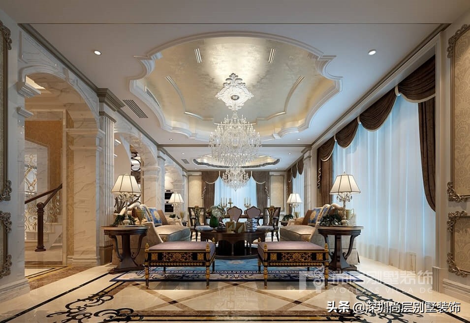 小户型深色古典欧式风格装修,今年最流行欧式装修风格奢华大气