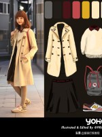 时尚穿搭手绘服装设计,纯手绘服装搭配设计稿