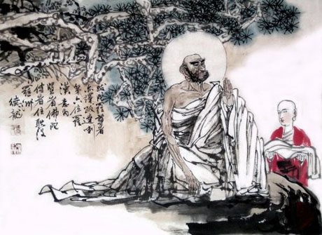 十八罗汉中的诺矩罗尊者,藏传佛教十六尊者和罗汉名字