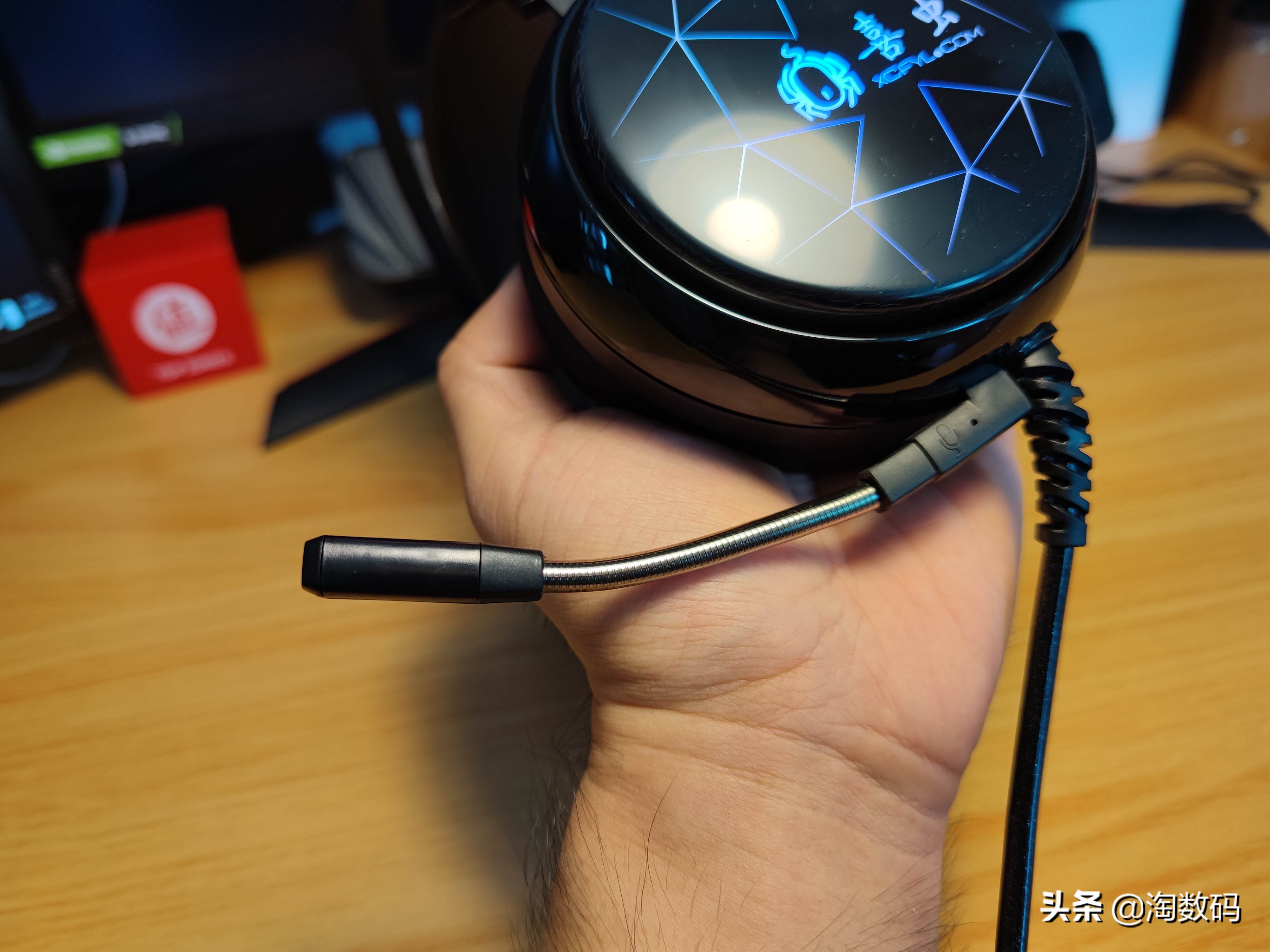 拆验声卡辩真身:¥49元因丑贬值虚拟7.1声道游戏耳麦,爆拆验票