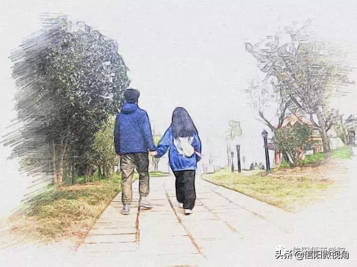 信阳师范手绘图,信阳师范学院的春天手绘图片